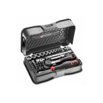 Coffret cliquet + douilles 1 / 4'' 6 pans - r. 161 - 6p6pb - ce produit de marque est neuf. - facom