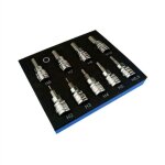 Coffret cliquet et douilles jeu de 9 douilles hexagonales pour clé allen métrique 3 / 8' dr drive 2 - ... Coffret cliquet et douilles jeu de 9 douilles hexagonales pour clé allen métrique 3 / 8' dr drive 2 - ...