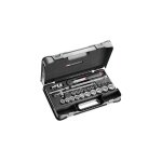 Coffret dbox 26 pièces cliquet étanche et douilles 1 / 2' 6 pans métriques facom s. 161 - 4p6pb Coffret dbox 26 pièces cliquet étanche et douilles 1 / 2' 6 pans métriques facom s. 161 - 4p6pb