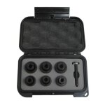 Coffret de decoupe pare - choc, de 17 a 22 mm