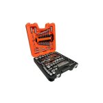 Coffret de douilles 1 / 4' - 3 / 8' - 1 / 2' entrainement carr�, 6 pans - 137 pi�ces - bahco