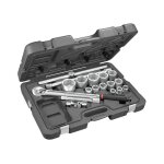 Coffret douilles 3 / 4'' 6 pans m�triques facom kl. 500pb