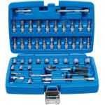 Coffret de douilles 6, 3 mm (1 / 4') en pouces 46 pi�ces