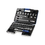 Coffret de douilles et accessoires 1 / 2' mixte (55 pi�ces) - e032909 - expert by facom