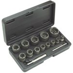 Clas - coffret douilles choc helicodales crous endommages 6 - 27mm (17 pcs) - om 8073 equipements