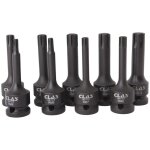 Clas - coffret douilles embouts choc ribe 1 / 2' 78mm m5 - m14 (9 pcs) - om 7113 equipements