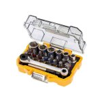 Coffret douilles et embouts de vissage dewalt 24 pices - dt71516