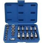Coffret douille torx femelle / mle t8 - t55 avec bote