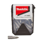 Coffret d'embouts de vissage phillips 2 torsion bits (25 pcs) - makita p - 74887