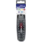 Coffret d'embouts de vissage torsion 17 pi�ces ? 16 embouts de vissage bagu�s torsion + 1 porte - embout ...