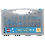 Coffret de forts pour le bois leman 428. 700. 30 30 units