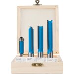 Coffret de fraises de d�fonceuses hm assorties 4 pi�ces silverline 719769