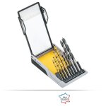 Coffret mixte bois m�tal per�age 8 pcs intensif