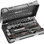 Coffret mixte cliquet + douilles 1 / 4 ' et 1 / 2' facom