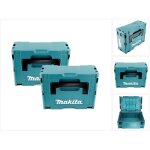 Makita - coffrets à outils en plastique makpac 2 - 2 pièces. - sans insert Makita - coffrets à outils en plastique makpac 2 - 2 pièces. - sans insert