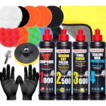 Coffret de p�te � polir menzerna + tampons de polissage et �ponge pour le polissage de la peinture