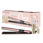 Coffret premium saint algue demeliss gold love - lisseur & boucleur 2 en 1 - 2 soins protecteurs & sublimateur ...