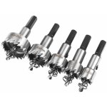 Coffret scie cloche, 5pcs scie tr�pan en hss cobalt �16 / 18, 5 / 20 / 25 / 30mm, scie cloche en acier ...