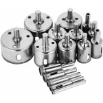 Coffret scie cloche diamants 16pcs scie - cloche carrelage (nouvelle �dition)