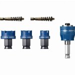 Bosch ? coffret 3 scies tr�pans 2608900502 ? carbure pour m�tal ? �22 / 25 / 32mm ? longueur 40mm ? compatible ...