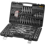 Vevor coffret tarauds et filieres 116 pieces metrique m3 - m18 et sae kit de taraudage et filetage en ...