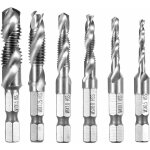 Coffret tarauds et filières 6 pièces foret mèche hss à tige hexagonale m3 - m10 filetage vis robinet ... Coffret tarauds et filières 6 pièces foret mèche hss à tige hexagonale m3 - m10 filetage vis robinet ...