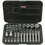 Ks tools - coffret de douilles et douilles tournevis torx perc, 1 / 4'' - 3 / 8'' - 1 / 2'', 30 pices ...