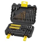 Coffret tournevis et perceuse 50 pices : forets pour mtal, maonnerie et bois, embouts de tournevis, ...