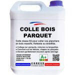 Colle parquet - 5 l - codeve bois - pour l'assemblage de votre parquet, plancher, escalier ou autre sol ...