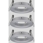 Paulmann 92484 ebl choose collerette jeu de 3 10 w aluminium (tourn�)