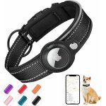 Collier chien rembourr pour airtag, collier pour chien rflchissant airtag apple, air tag intgr pour ...