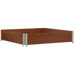 Vidaxl - collier de palette marron 100x100 cm bois de pin solide Vidaxl - collier de palette marron 100x100 cm bois de pin solide
