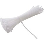 Collier de serrage r�utilisable plastique, 200 mm x 3, 6 mm, attache c�ble r�utilisables, serre c�bles ...