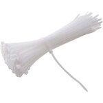 Collier de serrage r�utilisable plastique, 200 mm x 3, 6 mm, attache c�ble r�utilisables, serre c�bles ...