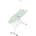 Planche  repasser 130x44 cm accessoires inclus, peu encombrante, giove colombo