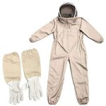 Combinaison d'apiculteur, costume d'apiculture professionnelle avec gants & voile de protection, combinaison ...