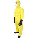 Combinaison jetable segepro 3b / 4b / 5b / 6b en1073 en14126 jaune t5 - segetex - eif - cj305