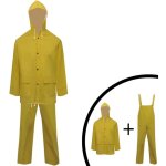 Combinaison de pluie 2 pcs imperm�able r�sistant � capuche xxl vidaxl