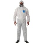 Combinaison de protection alphatec� 1500 plus d' ansell taille m - 1500 - wh plus cvrl hood 111