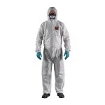 Fp - combinaison de protection alphatec 1600 plus taille l blanc psa iii microgard