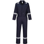 Combinaison de travail 100% coton l�g�re portwest iona bleu marine l