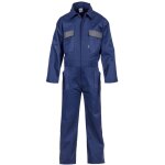 Combinaison de travail 5 poches taille xxxl bleu marine polyester / coton vito