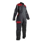Lma - combinaison de travail enfant tricolore double zip elfe gris fonc 10 ans