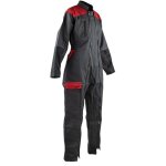 Lma - combinaison de travail enfant tricolore double zip elfe gris fonc 8 ans