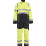 Combinaison de travail manches longues haute visibilit� 6373 - jaune fluo / noir 44