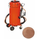 Combin� sableuse a�rogommeuse aspirateur mobile 106l + sac 25kg abrasif garnet 200a +