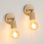 Comely lot de 2 appliques murales vintage luminaires muraux 350 rotatifs style industriel rtro e27 ...