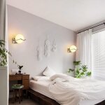 Comely - applique murale interieur, lampe murale de boule, e27 appliques decoration moderne pour chambre ...