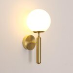 Comely applique murale int�rieure, moderne e27 lampe murale design minimaliste, abat - jour en verre ...