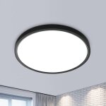 Comely plafonnier led diamètre 30cm, 24w 2160lm luminaire de plafond, plafonnier led salle de bain, pour ... Comely plafonnier led diamètre 30cm, 24w 2160lm luminaire de plafond, plafonnier led salle de bain, pour ...